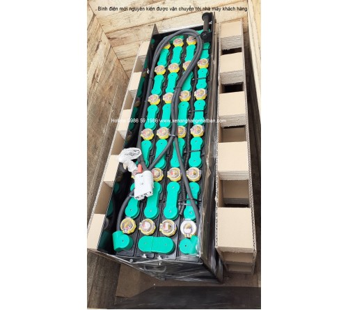 Ắc quy xe nâng 48V 220Ah - Bình điện xe nâng 48V 220Ah - Model VTIL220ML - Hitachi Nhật Bản - Sản xuất tại Thái Lan