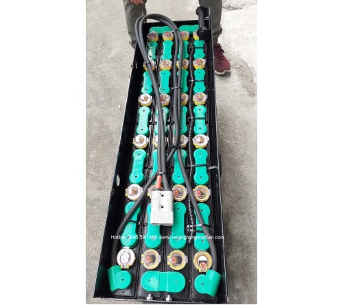 Ắc quy xe nâng 48V 220Ah - Bình điện xe nâng 48V 220Ah - Model VTIL220ML - Hitachi Nhật Bản - Sản xuất tại Thái Lan