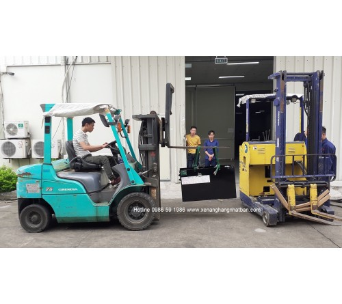 Ắc quy xe nâng 48V 220Ah - Bình điện xe nâng 48V 220Ah - Model VTIL220ML - Hitachi Nhật Bản - Sản xuất tại Thái Lan