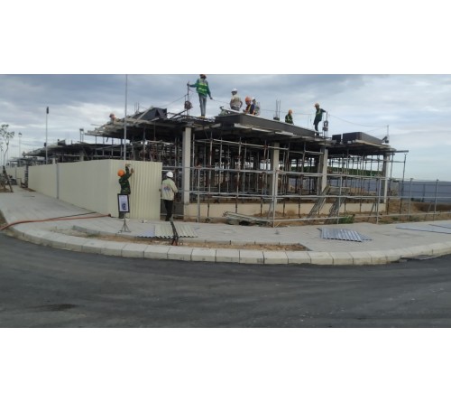 Cho thuê xe nâng tại công trường dự án Văn Phú Invest, TP Sầm Sơn, Thanh Hóa 06.2022