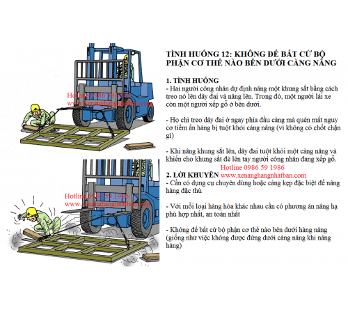 TH12: Không để bất cứ bộ phận cơ thể nào bên dưới càng nâng
