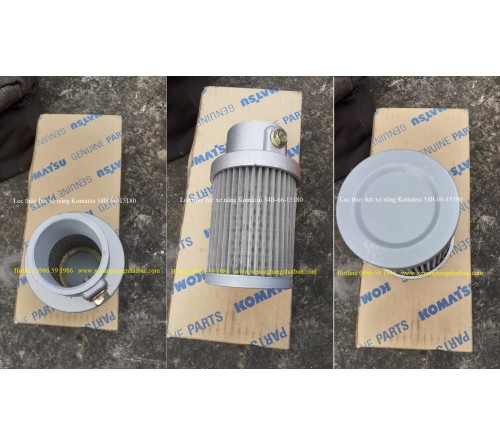 Lọc thủy lực 34B-66-15180 - Xe nâng Komatsu - Hydraulic Filter 