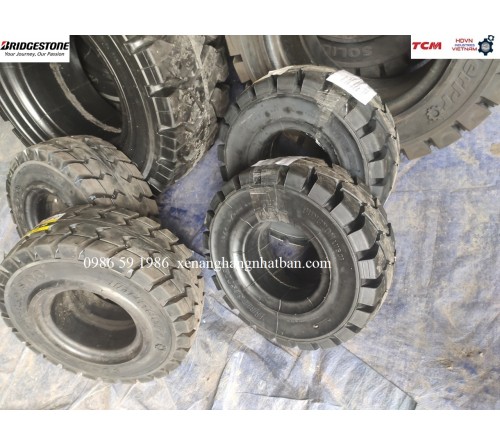 Lốp Đặc 18x7-8 Bridgestone Nhật Bản