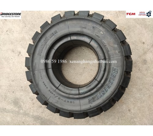 Lốp Đặc 18x7-8 Bridgestone Nhật Bản