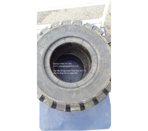 Lốp Đặc 18x7-8 Bridgestone Nhật Bản