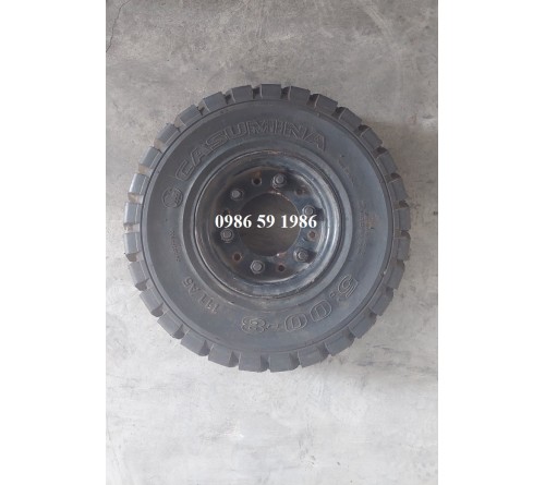 Lốp 5.00-8 Casumina - Lốp đặc - Sản xuất tại Việt Nam - Mới 100%