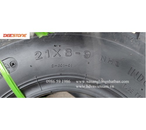 Lốp Deestone 21x8-9 - Lốp hơi 21x8-9  - Lốp xe nâng điện 2 tấn, 2.5 tấn - Deestone Thái Lan