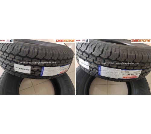 Lốp 245/70R16 Deestone Thái Lan - Lốp xe Everest, lốp xe Triton