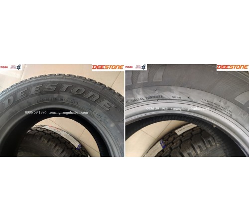 Lốp 245/70R16 Deestone Thái Lan - Lốp xe Everest, lốp xe Triton