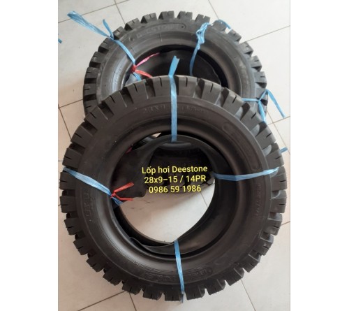 Lốp Deestone 28x9-15 - Lốp Hơi 28x9-15 - Lốp Hơi Xe Nâng 3 Tấn - Hãng Deestone Thái Lan