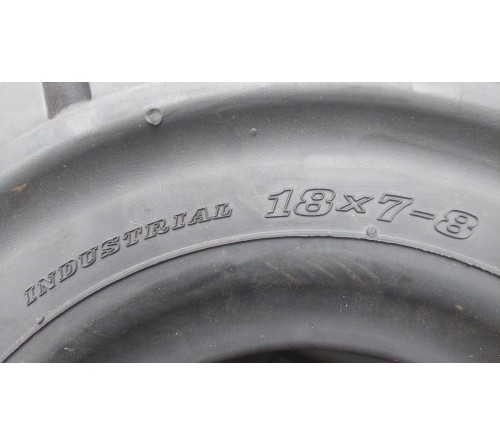 Lốp Đặc 18x7-8 Hãng DUNLOP - Thái Lan