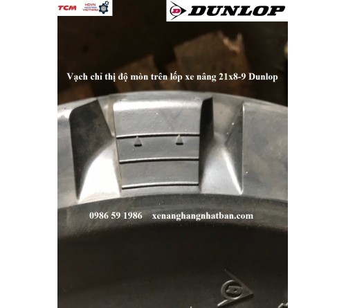 Lốp Đặc 21x8-9 Hãng DUNLOP - Thái Lan