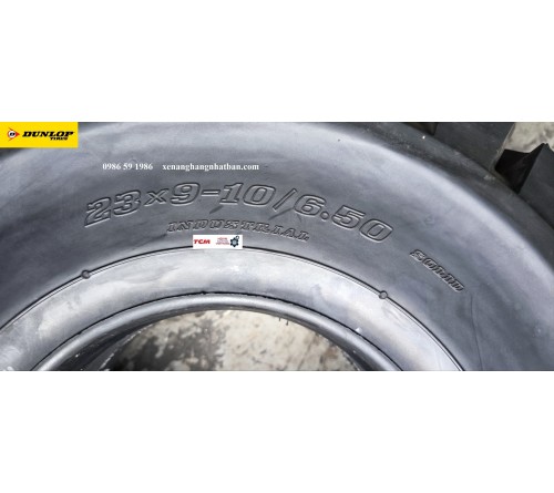 Lốp Đặc 23x9-10 Hãng DUNLOP - Thái Lan