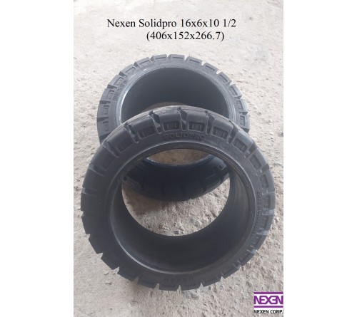 Lốp đặc 16x6x10 1/2 Nexen Solidpro - Lốp đặc 406x152x266.7 Nexen Solid Pro