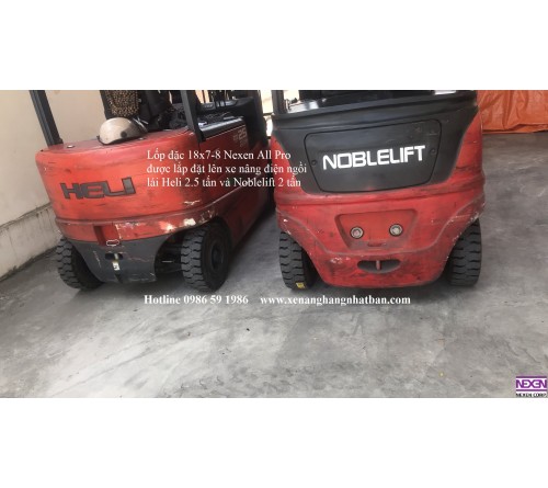 Lốp Đặc 18x7-8 Nexen All Pro - Lốp xe nâng điện