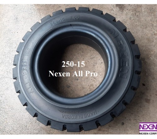 Lốp đặc 250-15 Nexen All Pro - Lốp xe nâng 3.5 tấn