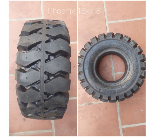 Lốp đặc 18x7-8 Phoenix Thái Lan