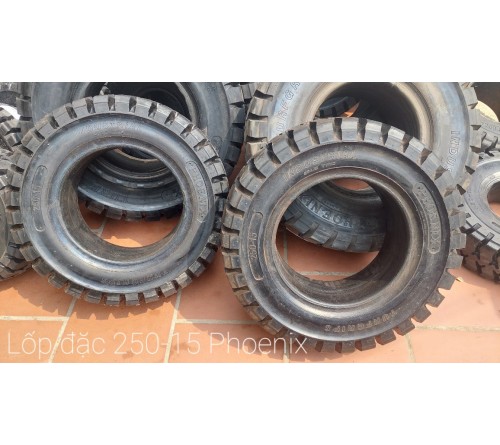 Lốp đặc 250-15 Phoenix Thái Lan