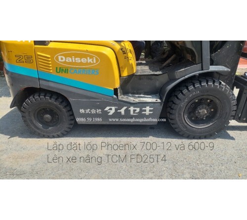Lốp đặc 6.00-9 Phoenix Thái Lan