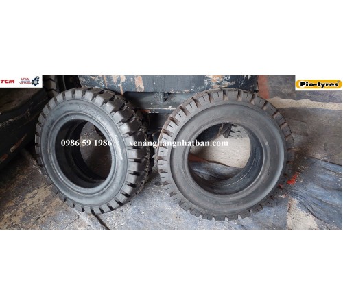 Lốp đặc 28x9-15 (8.15-15) PiO Thái Lan 