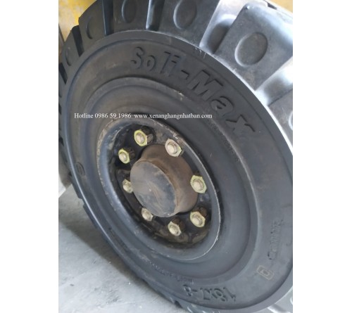 Lốp đặc 18x7-8 Soli Max - Sản xuất tại Sri Lanka - Mới 100%