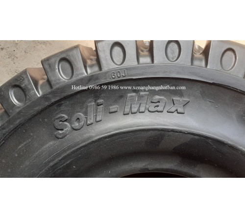 Lốp đặc 5.00-8 Soli Max - Sản xuất tại Sri Lanka - Mới 100%
