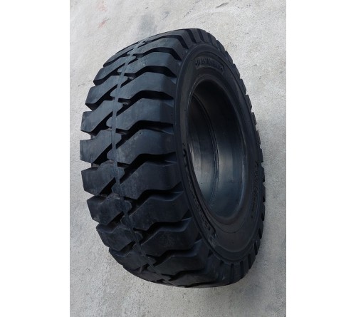 Lốp đặc 250-15 Solid Plus Thái Lan - Lốp trước xe nâng 3.5 tấn