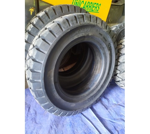 Lốp đặc 5.50-15 Solid Plus Thái Lan - Lốp kép lốp trước xe nâng 2 tấn 2.5 tấn