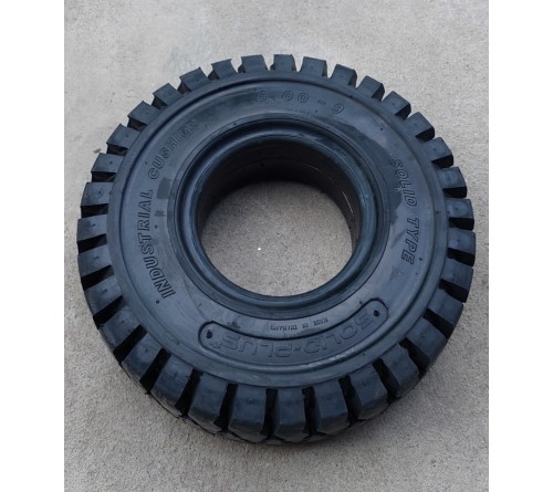 Lốp đặc 6.00-9 Solid Plus Thái Lan - Lốp xe nâng 2 tấn, 2.5 tấn