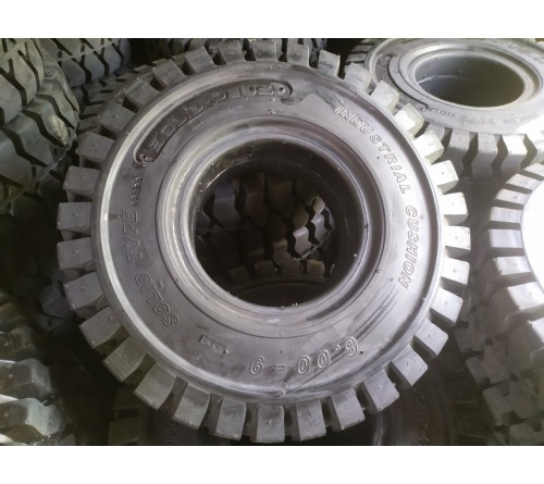 Lốp đặc 6.00-9 Solid Plus Thái Lan - Lốp xe nâng 2 tấn, 2.5 tấn