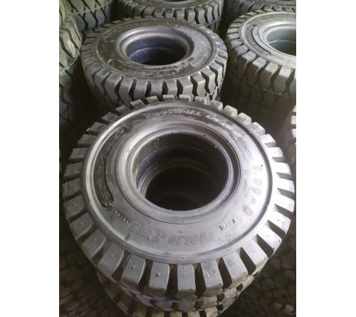Lốp đặc 6.00-9 Solid Plus Thái Lan - Lốp xe nâng 2 tấn, 2.5 tấn