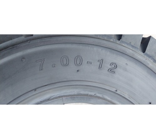 Lốp đặc 7.00-12 Solid Plus Thái Lan - Lốp xe nâng 2 tấn, 2.5 tấn