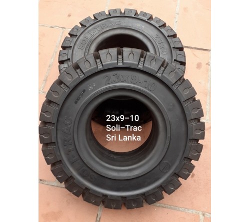 Lốp Đặc 23x9-10 Soli Trac - Sản Xuất Tại Sri Lanka - Mới 100%