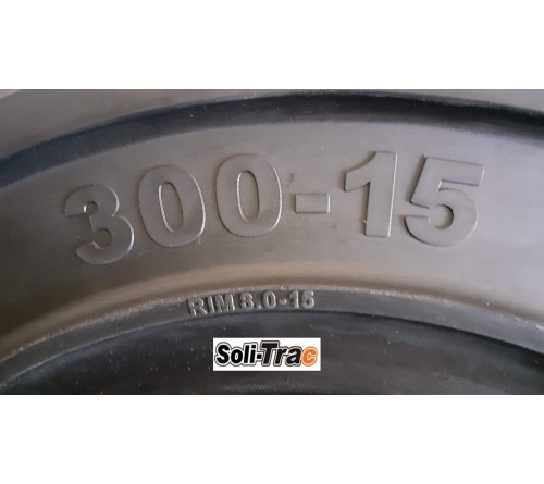 Lốp Đặc 300-15 Soli Trac - Sản Xuất Tại Sri Lanka - Mới 100%