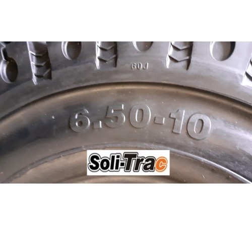 Lốp đặc 6.50-10 Soli Trac - Sản xuất tại Sri Lanka - Mới 100%