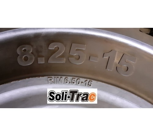 Lốp Đặc 8.25-15 Soli Trac - Sản Xuất Tại Sri Lanka - Mới 100%