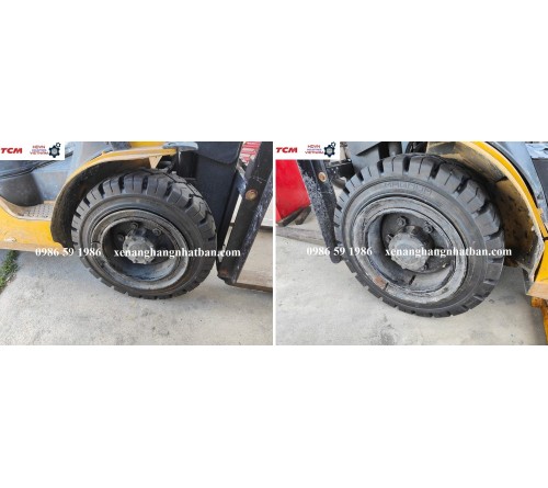 Lốp đặc 28x9-15 Solideal Michelin - RES 550 - Magnum