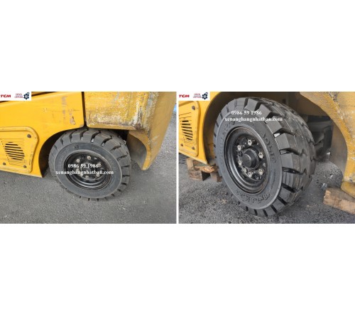 Lốp đặc 18x7-8 Thunder Pro Thái Lan - Lốp xe nâng điện 2 tấn, 2.5 tấn