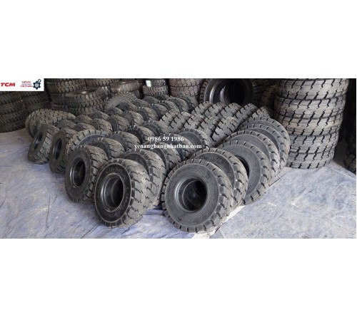 Lốp đặc 6.50-10 Thunder Pro Thái Lan - Lốp xe nâng 3 tấn, 3.5 tấn