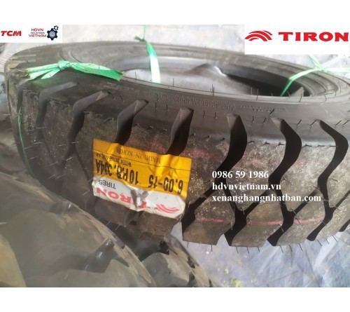Lốp hơi xe nâng 600-15 10PR Tiron Hàn Quốc