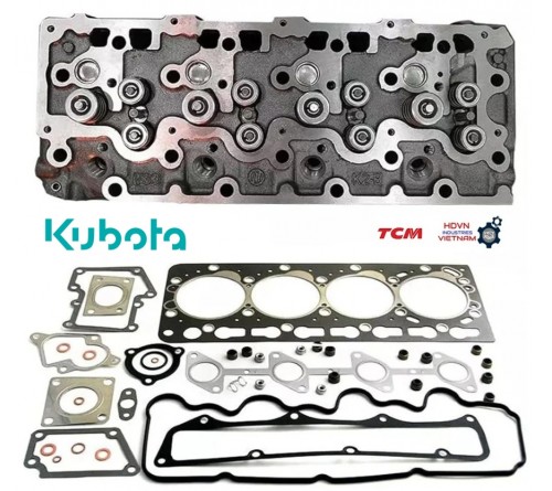 Mặt máy V3300 V3600 Kubota - Cylinder Head