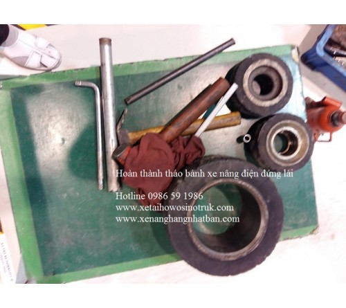 Bọc Bánh PU Xe Nâng Điện