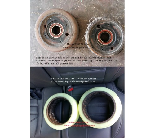 Bọc Bánh PU Xe Nâng Điện