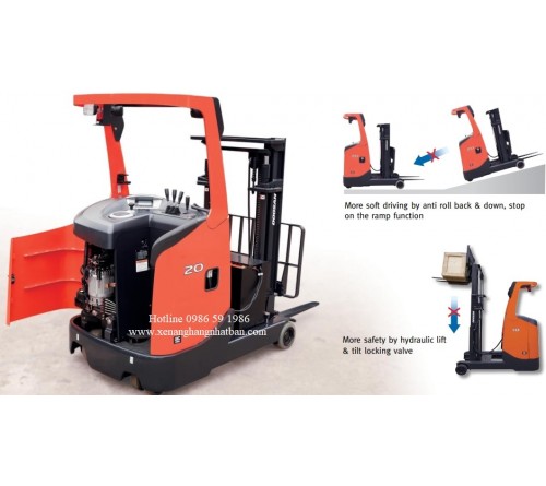 Bánh PU Xe Nâng Điện Đứng Lái Doosan Hàn Quốc BR13S-7 / BR15S-7 / BR18S-7 / BR20S-7 / BR25S-7