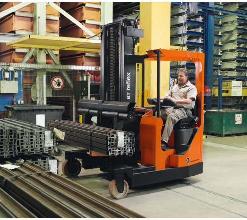 Bánh PU  Xe Nâng Điện Ngồi Lái Reach Truck Toyota 6FBRE12 - 6FBRE14 - 6FBRE16 - 6FBRE20
