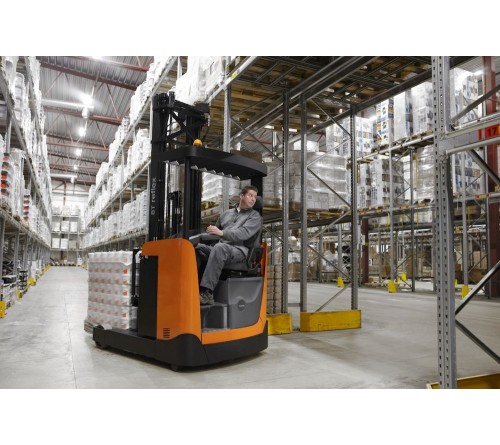 Bánh PU  Xe Nâng Điện Ngồi Lái Reach Truck Toyota 6FBRE12 - 6FBRE14 - 6FBRE16 - 6FBRE20