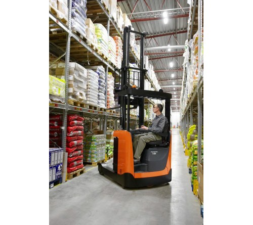 Bánh PU  Xe Nâng Điện Ngồi Lái Reach Truck Toyota 6FBRE12 - 6FBRE14 - 6FBRE16 - 6FBRE20