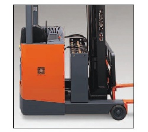 Bánh PU  Xe Nâng Điện Ngồi Lái Reach Truck Toyota 6FBRE12 - 6FBRE14 - 6FBRE16 - 6FBRE20