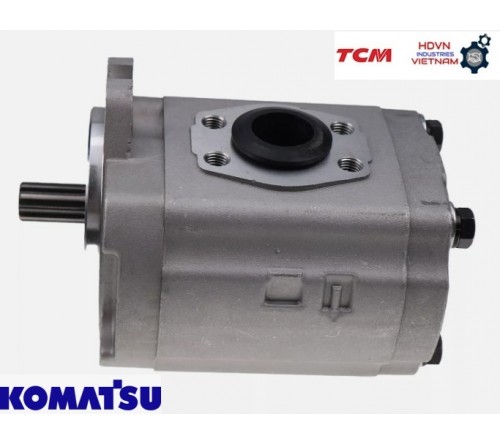 Bơm thủy lực xe nâng Komatsu FD25-11 FD30-11 động cơ 4D95 4D95L. Mã part 37B-1KB-2020, 37B-1KB-2021