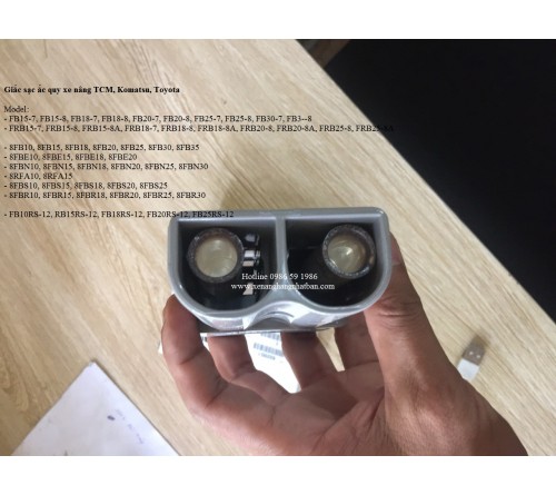 Rắc Sạc Anderson Ngoài Của Ắc Quy 3 Pha Xe Nâng Điện TCM, Komatsu, Toyota, Mitsubishi